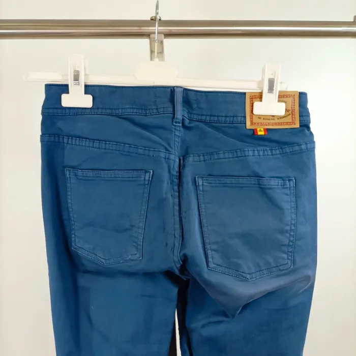 Pantalon slim stretch bleu roi Cimarron taille 36 en coton élasthanne A1487 - photo numéro 6