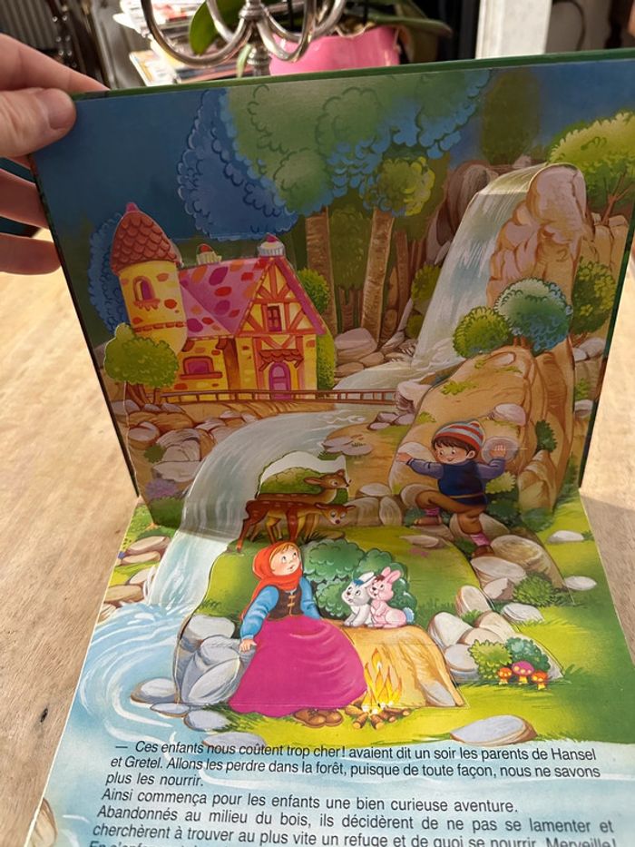 Livre pop-up 3d album ancien Hemma collection Panorama Hansel et Gretel conte - photo numéro 2