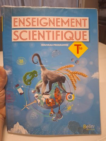 Manuel enseignement scientifique terminale