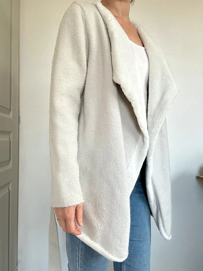 Rougegorge Gilet hiver gris clair – Taille 36 – Très bon état - photo numéro 8