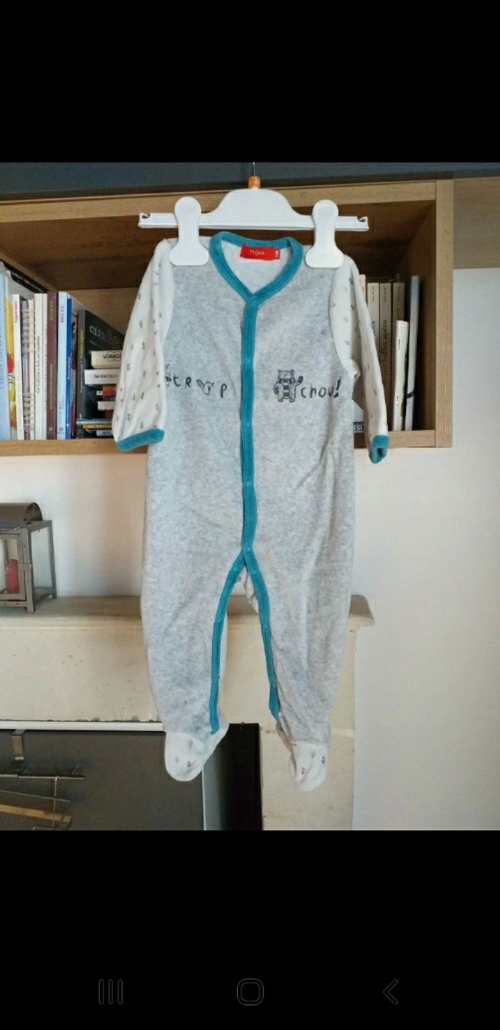 Pyjama velours 6 mois