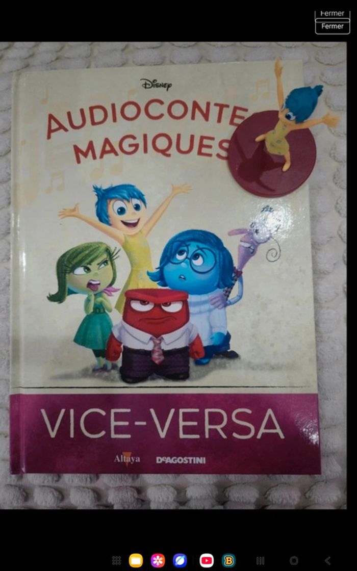 33ėme audioconte magique altaya deagostini disney audio conte compte comte magic livre figurine