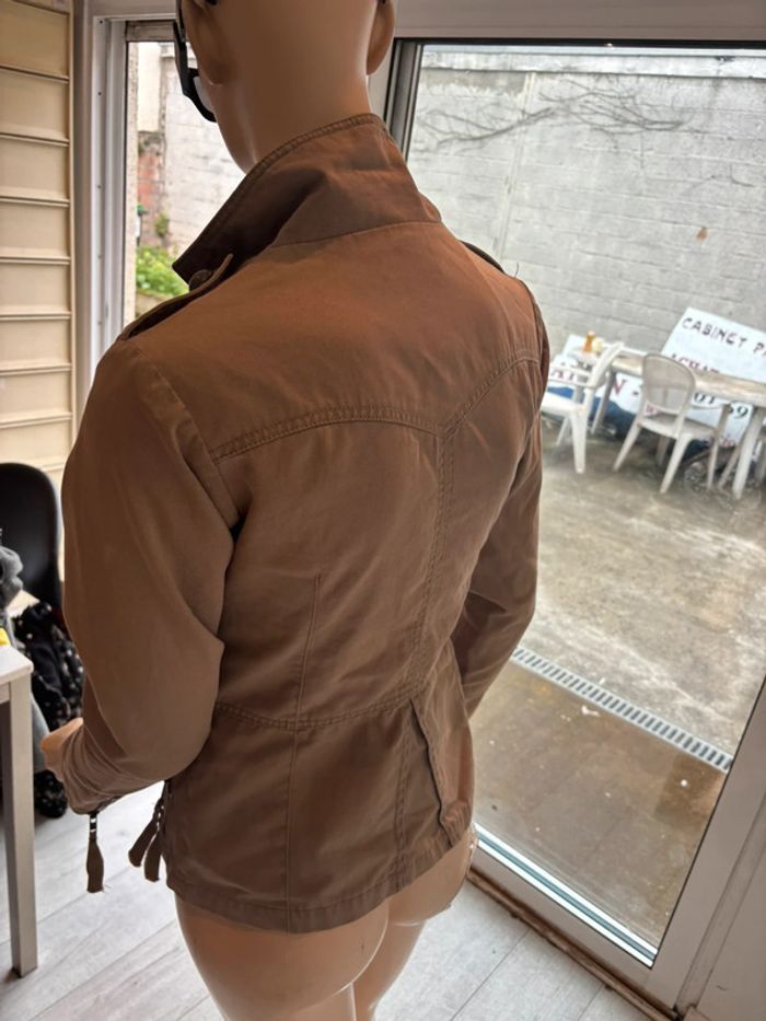 Veste en jeans Morgan de toi beige - photo numéro 8