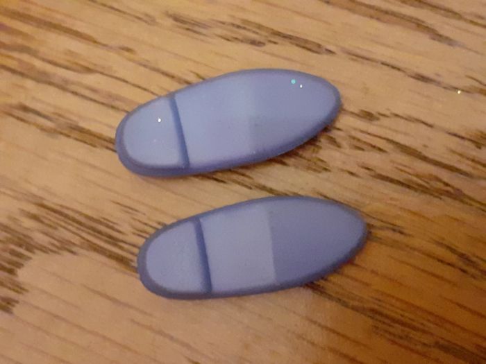 🎀 Escarpins Bleu poupée mannequin - photo numéro 2