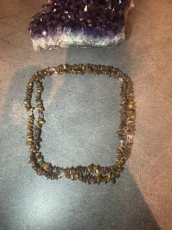 Copier en œil de tigre véritable - pierre naturelle