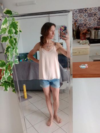 Caraco femme 38-40 rose P