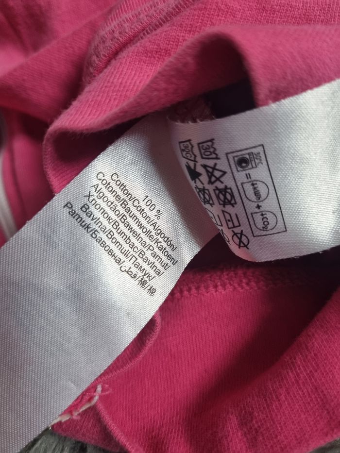 Gilet zippé de sport rose 10ans - photo numéro 5