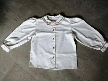 Chemisier blanc 6 ans