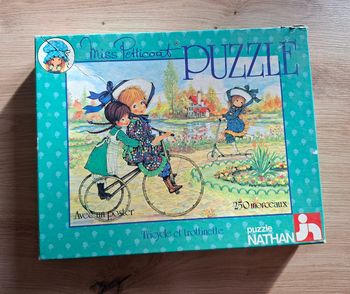 Puzzle Nathan Miss Petticoat vintage année 1979 made in France