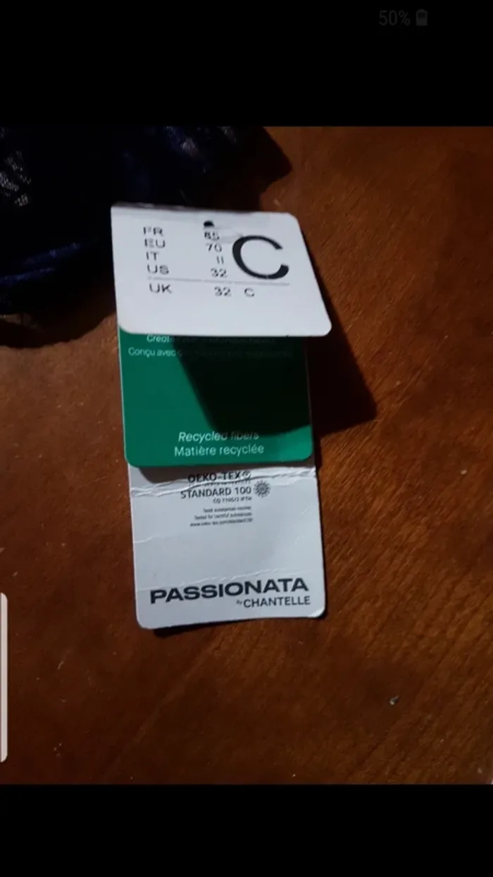 Soutien gorge passionata de chantelle  85C - photo numéro 7