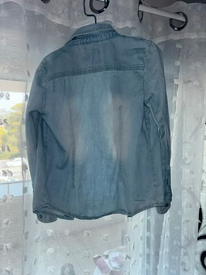 Chemisier bleu clair taille 5/6 ans - photo numéro 2