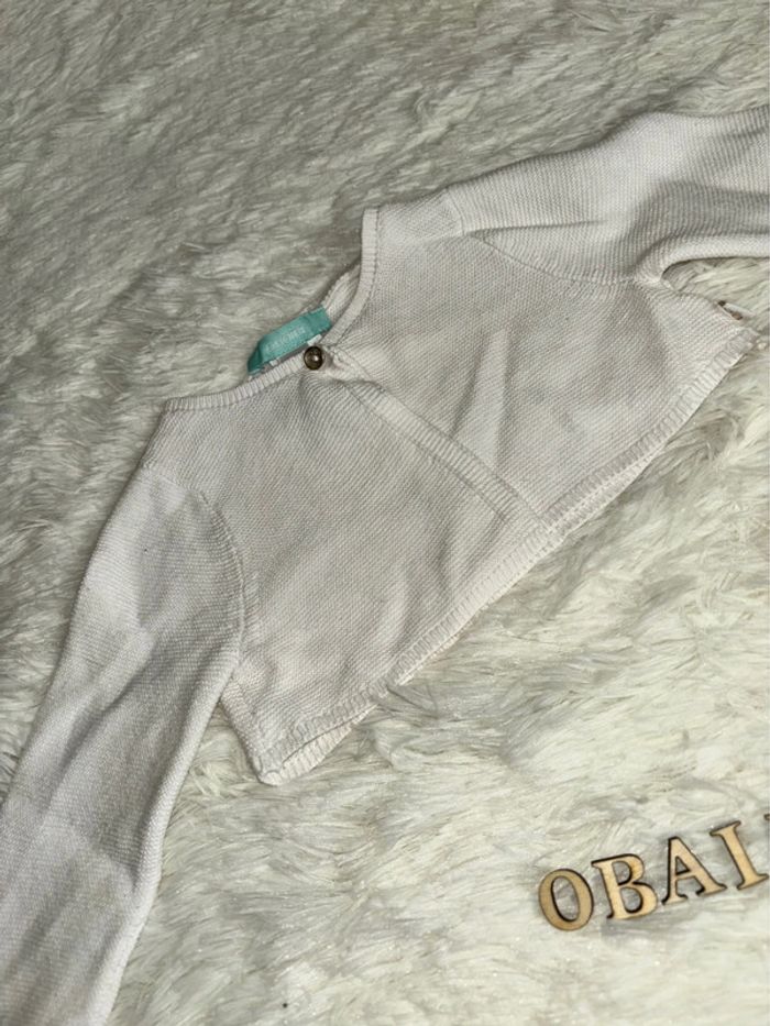 Gilet court blanc - photo numéro 2