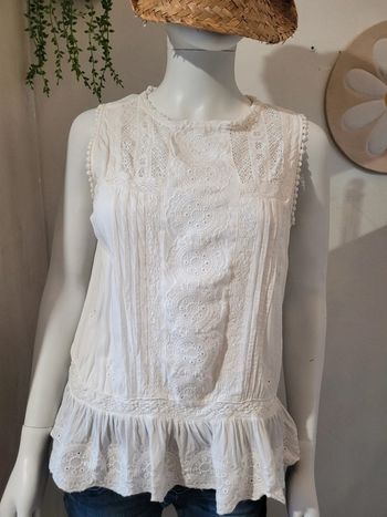Débardeur broderies
