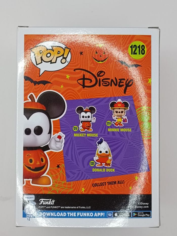 Funko pop : Disney Halloween - 1218 Mickey Mousse - photo numéro 4