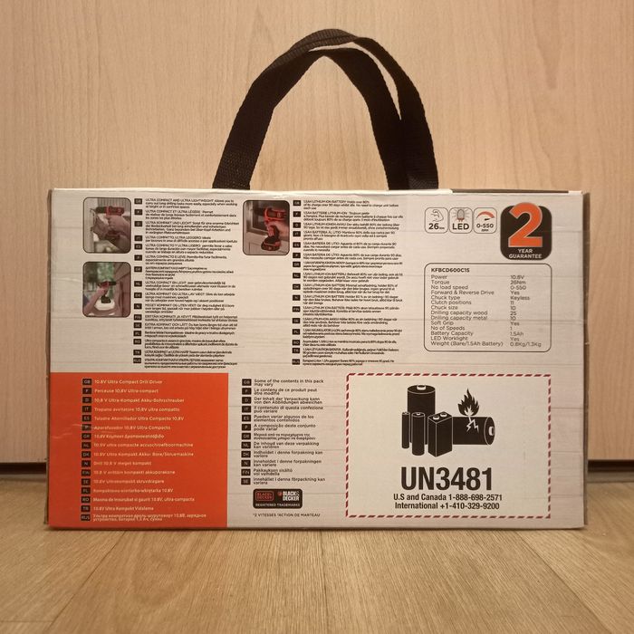 Perceuse visseuse sans fil Black et Decker - photo numéro 2