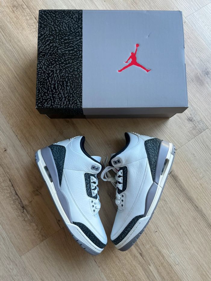 Air Jordan 3 Cement Grey 42