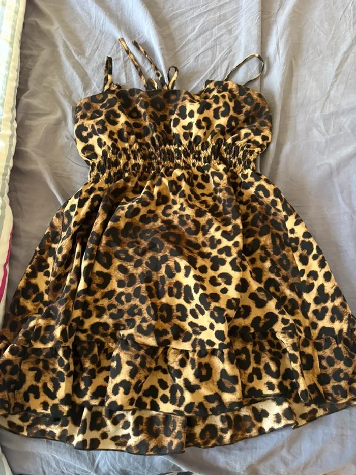 Robe de grossesse léopard