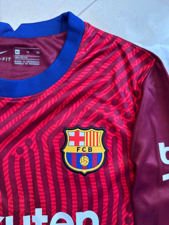 Maillot de foot Nike équipe FC Barcelone taille 13/15 ans authentique neuf - photo numéro 5