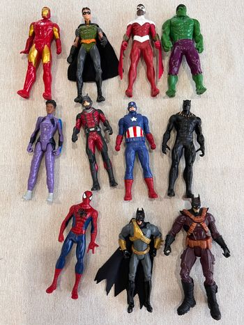 Figurines Marvel dc comics lot 15cm