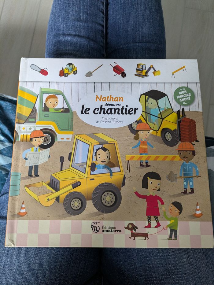 Imagier Nathan découvre le chantier