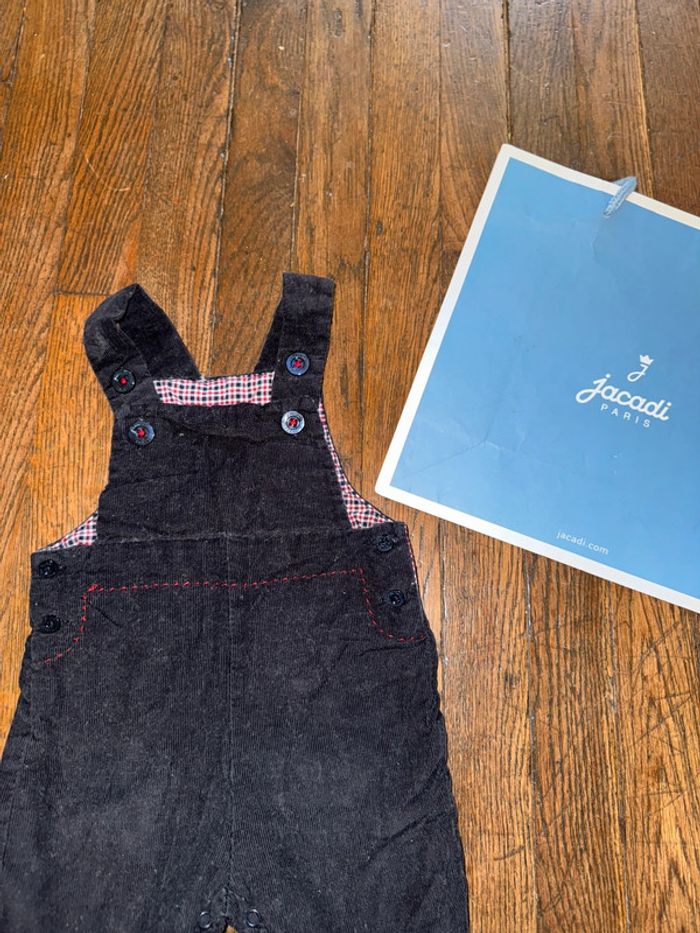 Salopette velour Jacadi 1 mois - photo numéro 2