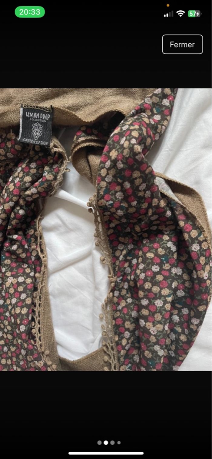 Petite écharpe marron - photo numéro 4