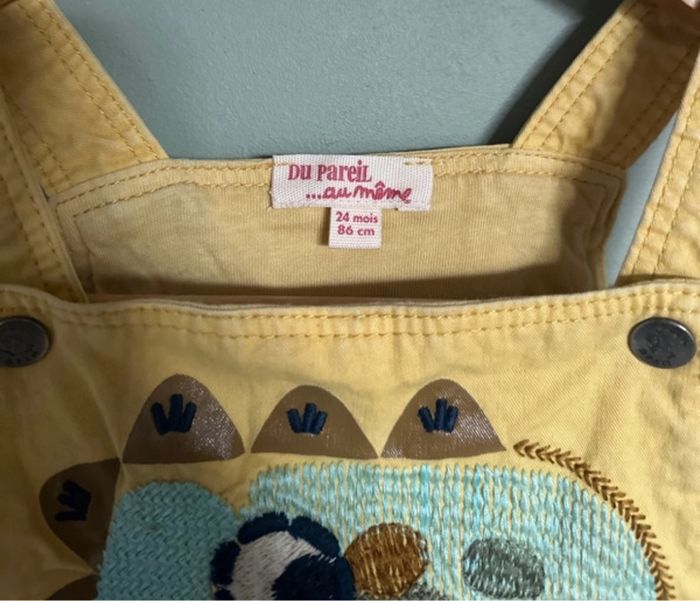 Salopette jaune - photo numéro 3