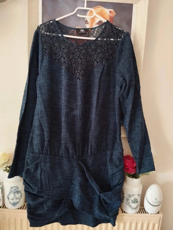 🌿Robe à Pans & Dentelle Le Temps des Cerises T38/40🌿 - photo numéro 12