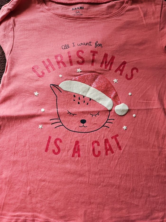 Tee-shirt manches longues filles 6 ans - photo numéro 2