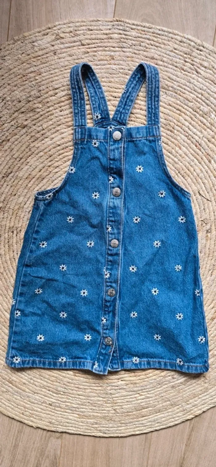 Salopette jupe en jean