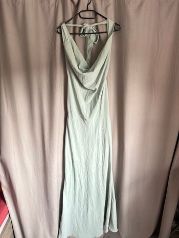 Robe verte menthe  classe dos nu 
