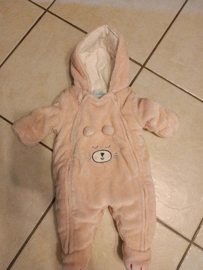 Combinaison bébé fille kimbaloo comme neuf 3 mois hiver - photo numéro 4