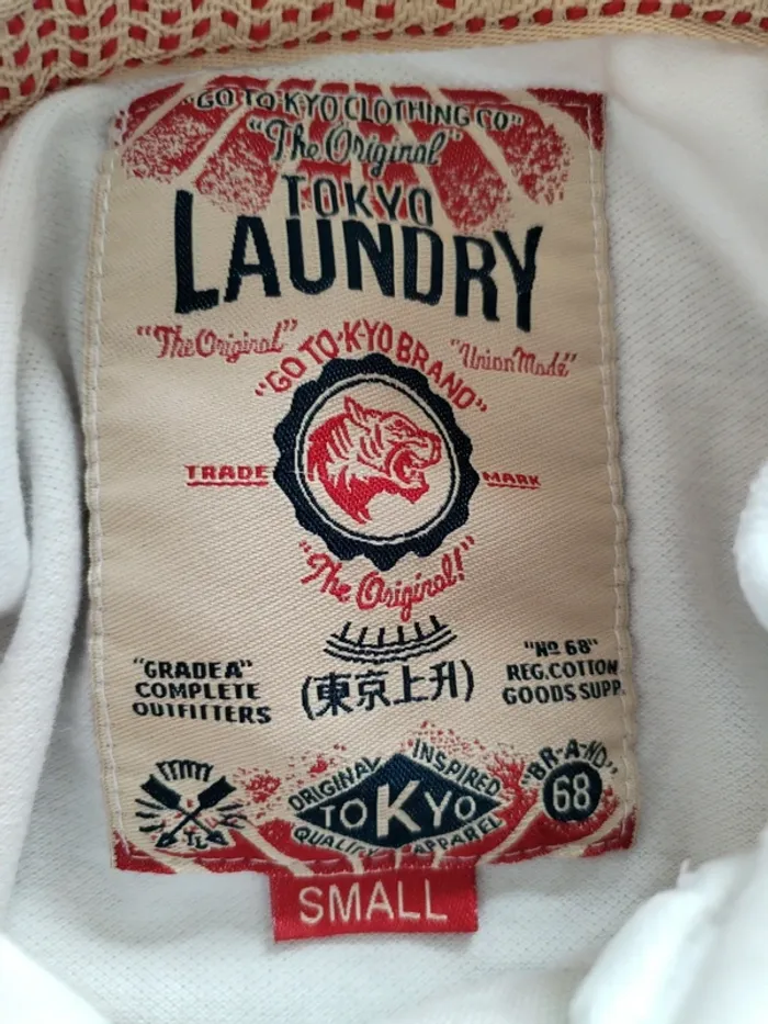 Polo blanc homme taille 36 Tokyo Laundry - photo numéro 5