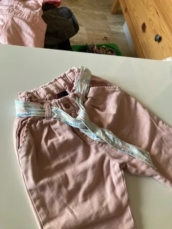 Pantalon rose, sergent Major, 24 mois