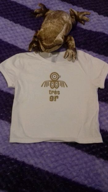 T shirt 🪴 printemps été 🌼 12mois Mon trésor Or Obaibi