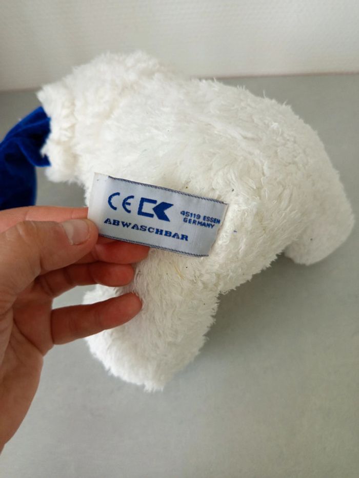 Peluche ours polaire avec bonnet - photo numéro 6