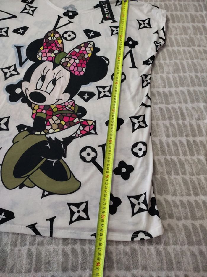 Tee-shirt long tunique oversize Minnie Disney taille 38 40 - photo numéro 5