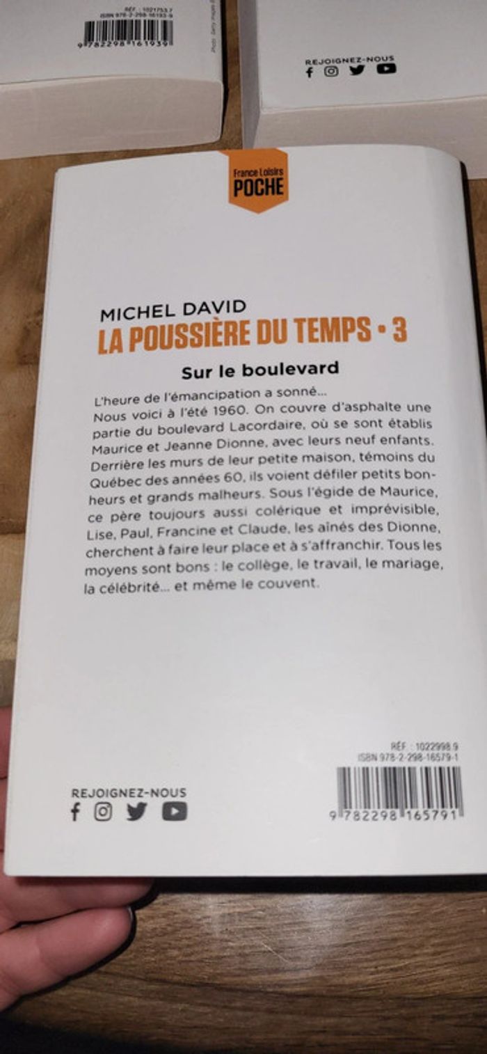 Livres trilogie La poussière du temps - photo numéro 8
