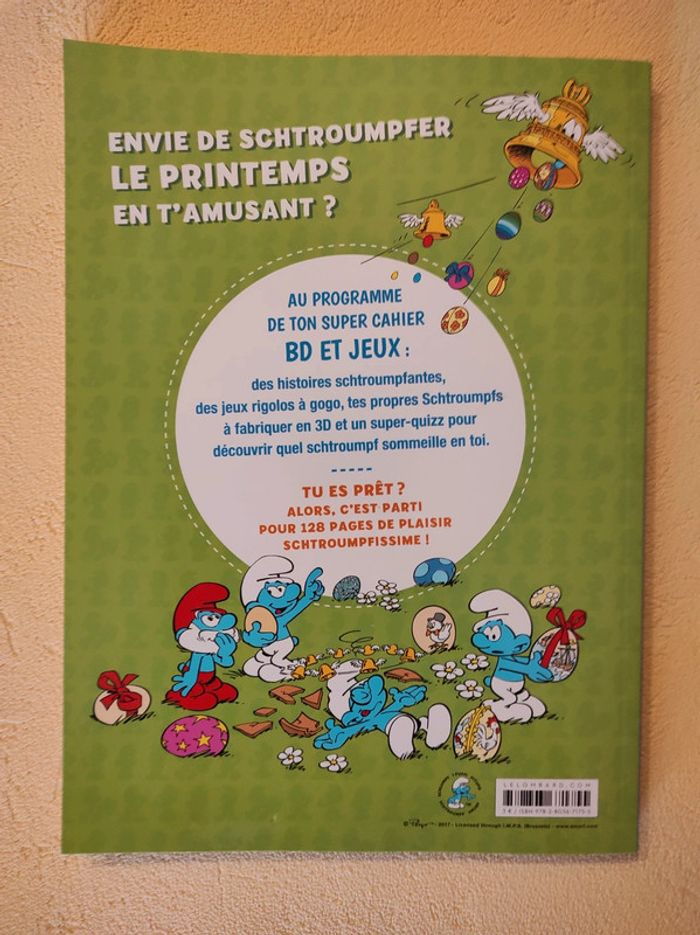 Cahier BD et Jeux Schtroumpfs - photo numéro 4