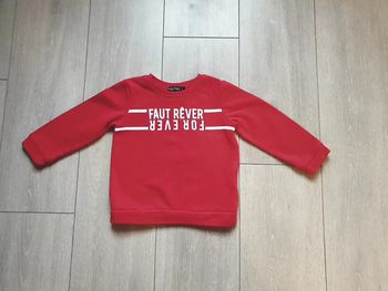 Sweet rouge. Garçon 3 ans. Marque In Extenso