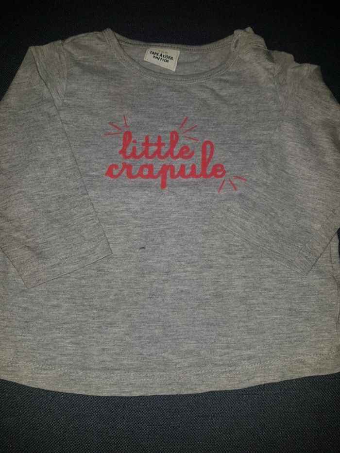 Tshirt manche longue 9 mois