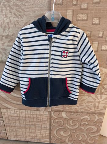 Gilet veste marinière