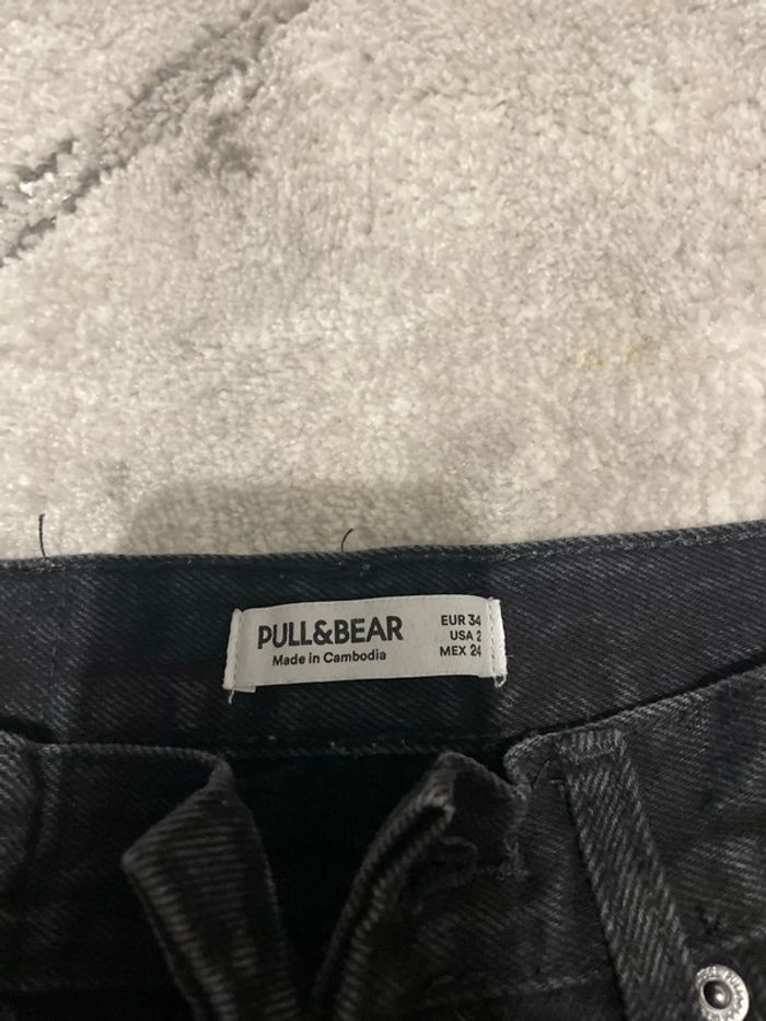 Jeans noir mom Pull & Bear - photo numéro 2