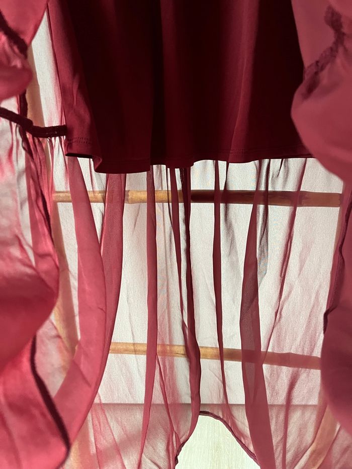 Magnifique robe bohème bordeaux - photo numéro 7