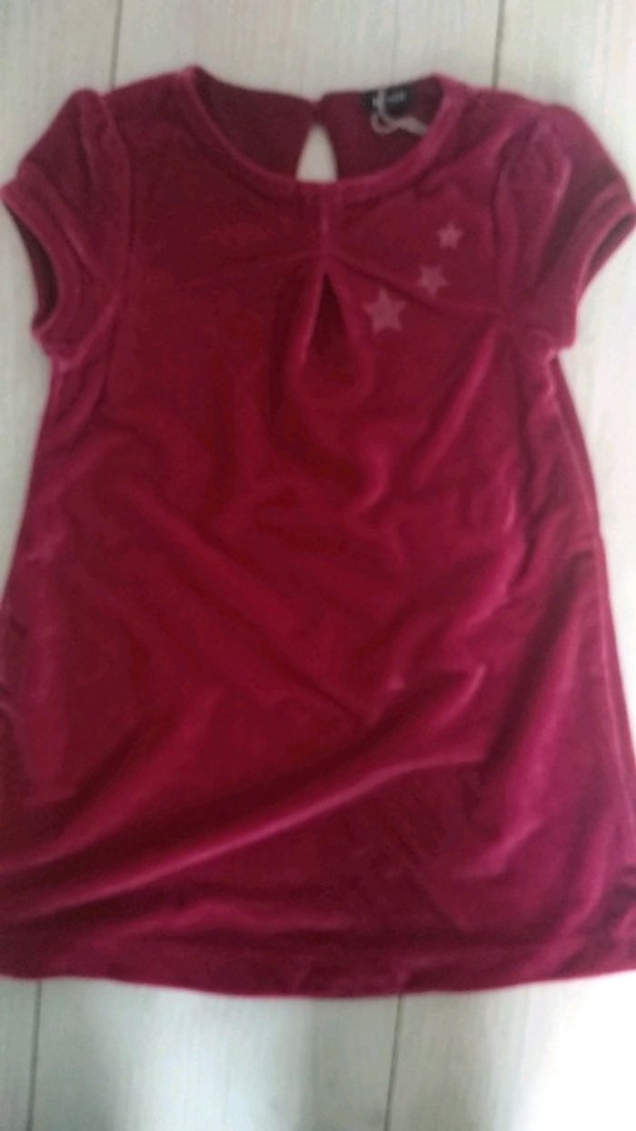 Robe velours brillant