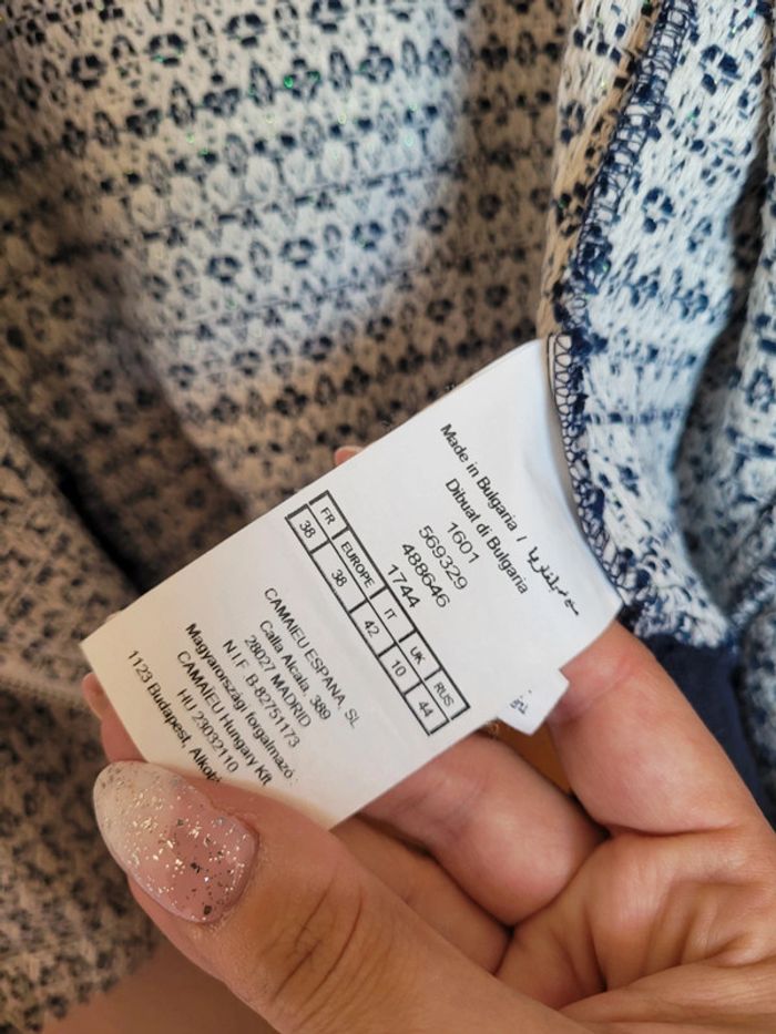 Veste femme brodée taille 38 - photo numéro 7