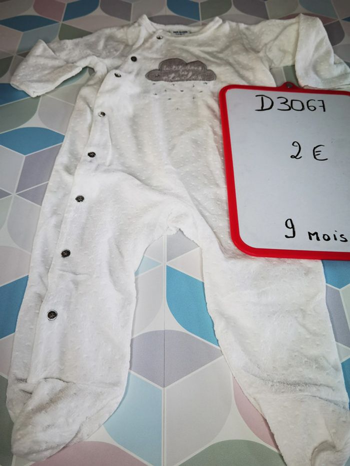 D3067 - pyjama fille 9 mois - photo numéro 4