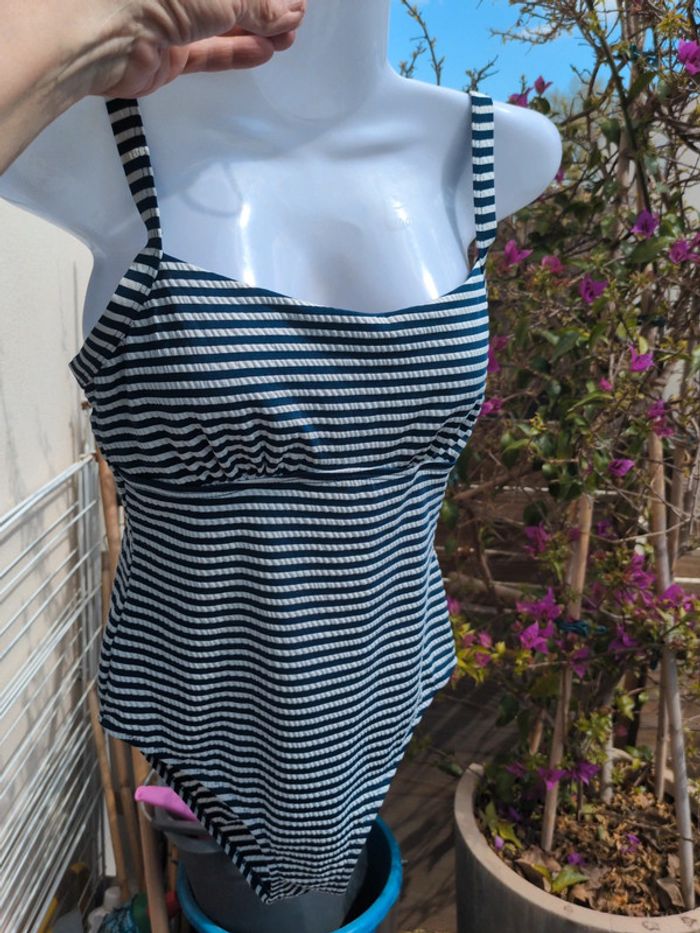 Maillot rayé 1 pièce bel&bo 36 - photo numéro 2