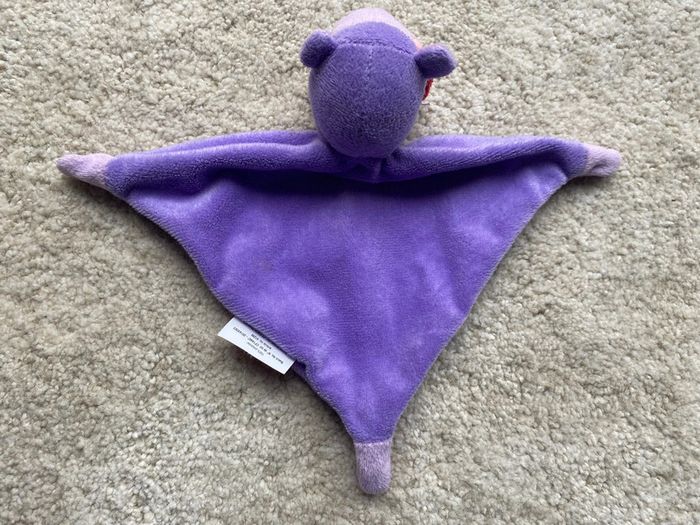 Doudou plat hippopotame violet Fisher Price 🌻 - photo numéro 4