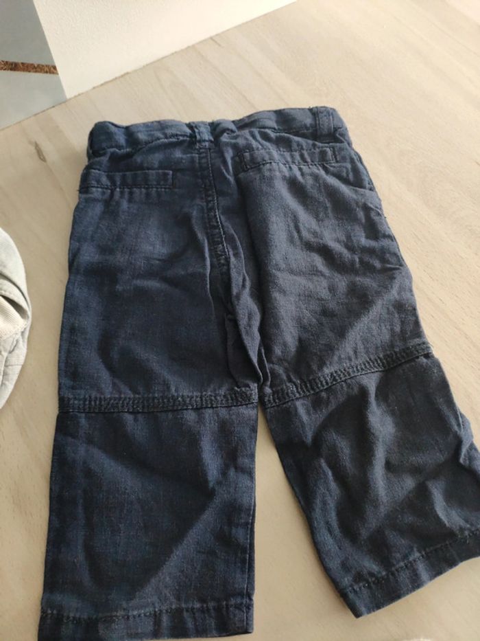Lot 1/3 mois garçon pantalon short casquette Chicco béret - photo numéro 8